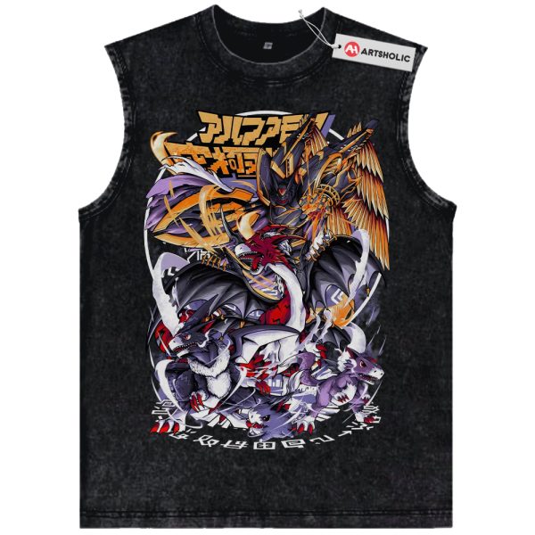 Dorumon Evolution Tank Top, Digimon Tank Top, Anime Tank Top, Vintage Tank Top