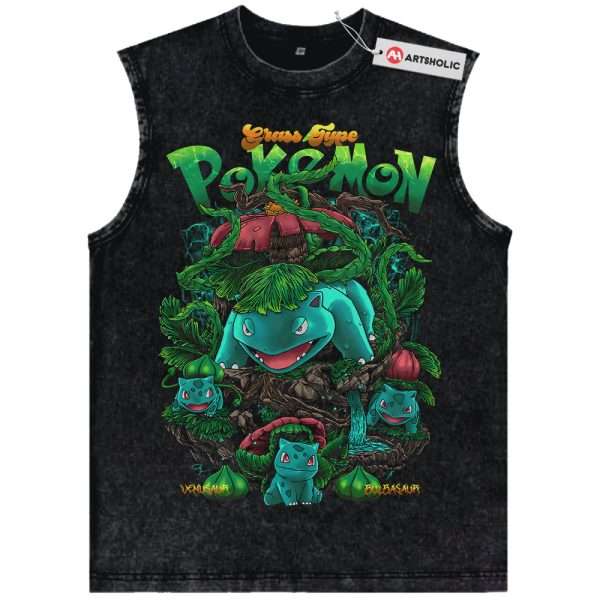 Bulbasaur Tank Top, Ivysaur Tank Top, Venusaur Tank Top, Pokemon Tank Top, PKM Tank Top, Anime Tank Top, Vintage Tank Top