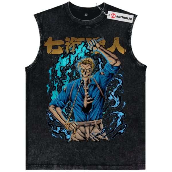 Kento Nanami Tank Top, Jujutsu Kaisen Tank Top, Anime Tank Top, Vintage Tank Top