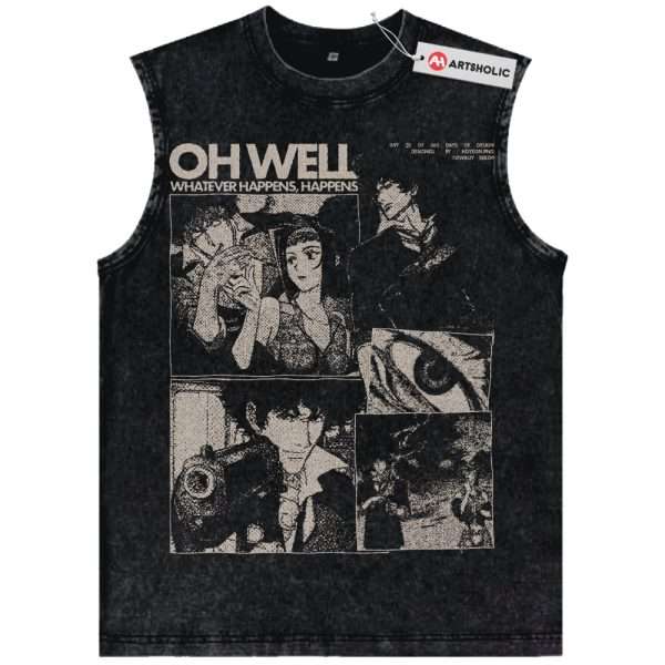 Cowboy Bebop Tank Top, Anime Tank Top, Vintage Tank Top