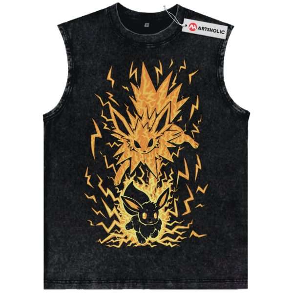 Jolteon Tank Top, Eevee Tank Top, Pokemon Tank Top, PKM Tank Top, Anime Tank Top, Vintage Tank Top