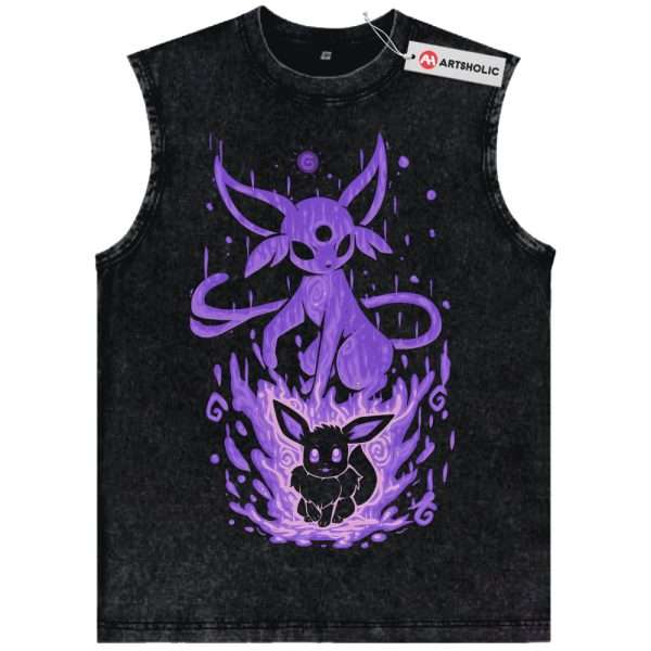 Espeon Tank Top, Eevee Tank Top, Pokemon Tank Top, PKM Tank Top, Anime Tank Top, Vintage Tank Top