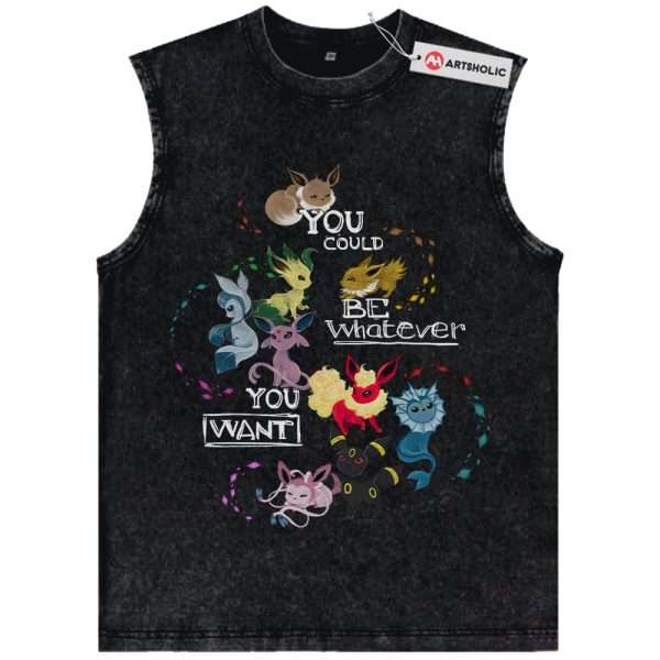 Eevee Tank Top, Pokemon Tank Top, PKM Tank Top, Anime Tank Top, Vintage Tank Top