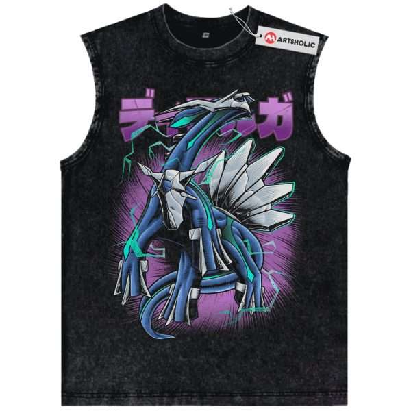 Dialga Tank Top, Pokemon Tank Top, PKM Tank Top, Anime Tank Top, Vintage Tank Top