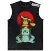 Pikachu Tank Top, Bulbasaur Tank Top, Pokemon Tank Top, PKM Tank Top, Anime Tank Top, Vintage Tank Top