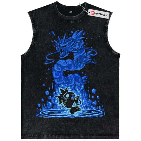 Magikarp Tank Top, Gyarados Tank Top, Pokemon Tank Top, PKM Tank Top, Anime Tank Top, Vintage Tank Top
