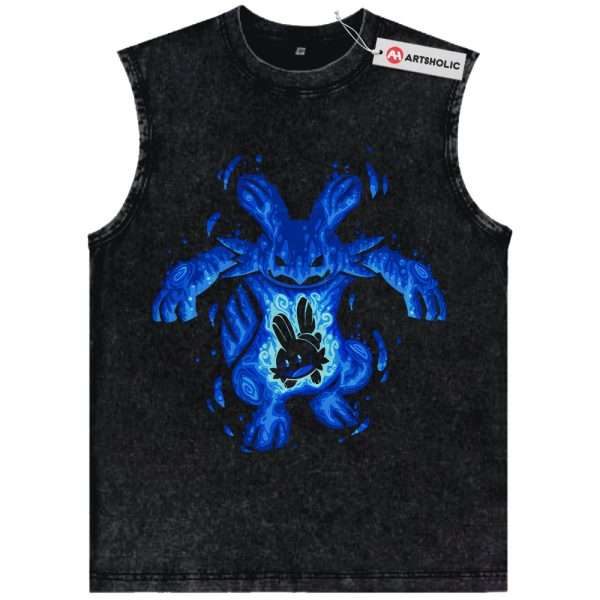 Mudkip Tank Top, Marshtomp Tank Top, Pokemon Tank Top, PKM Tank Top, Anime Tank Top, Vintage Tank Top