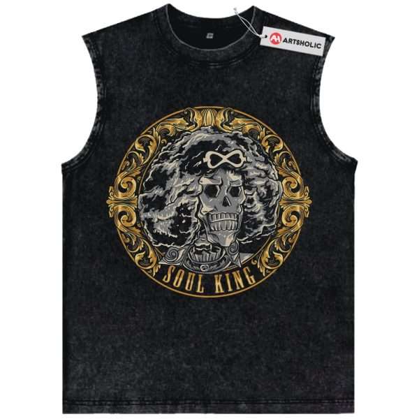 Brook Tank Top, One Piece Tank Top, Anime Tank Top, Vintage Tank Top