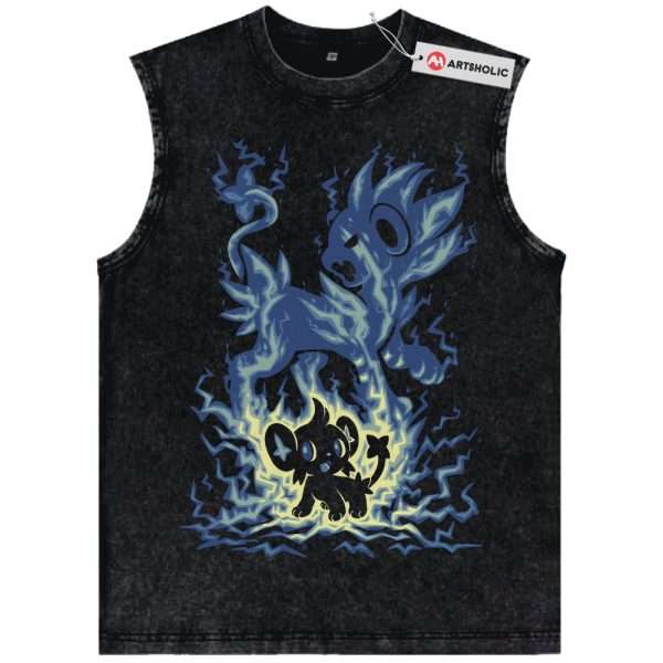 Shinx Tank Top, Luxray Tank Top, Pokemon Tank Top, PKM Tank Top, Anime Tank Top, Vintage Tank Top