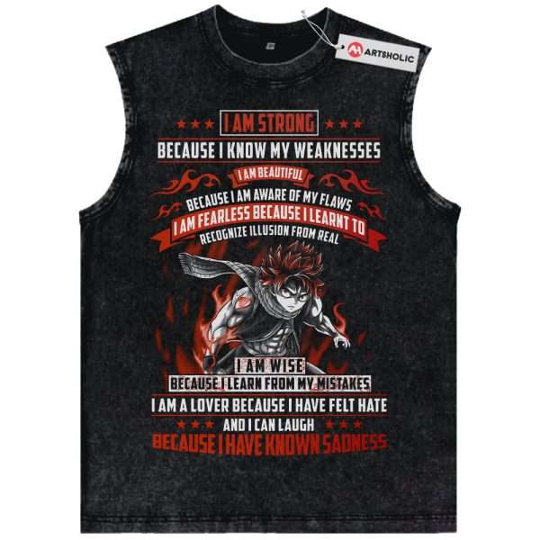 Natsu Dragneel Tank Top, Fairy Tail Tank Top, Anime Tank Top, Vintage Tank Top