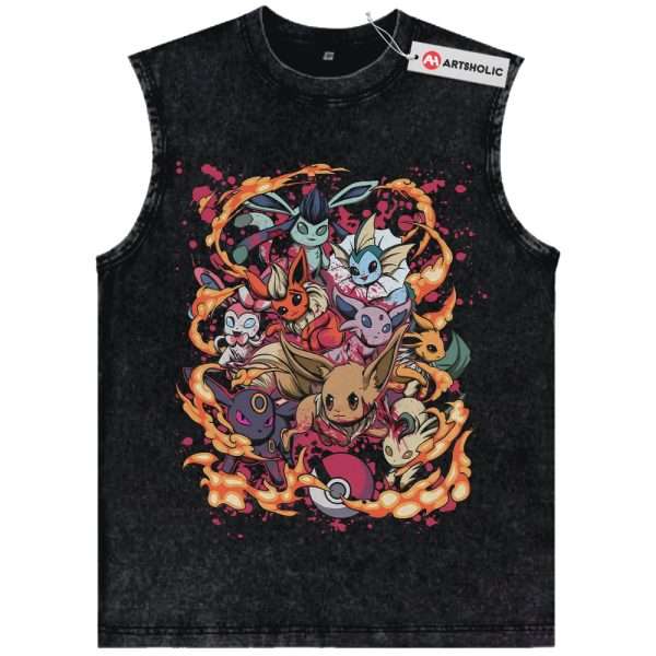 Eevee Tank Top, Pokemon Tank Top, PKM Tank Top, Anime Tank Top, Vintage Tank Top