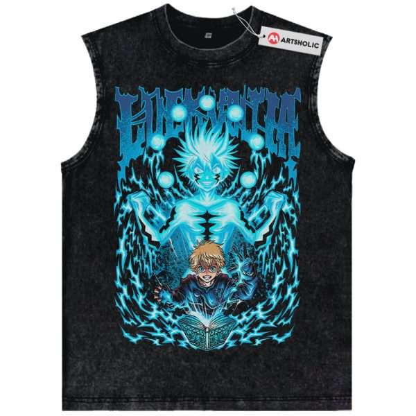 Luck Voltia Tank Top, Black Clover Tank Top, Anime Tank Top, Vintage Tank Top