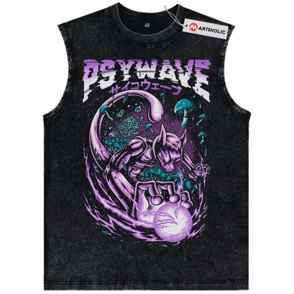 Mewtwo Tank Top, Pokemon Tank Top, PKM Tank Top, Anime Tank Top, Vintage Tank Top