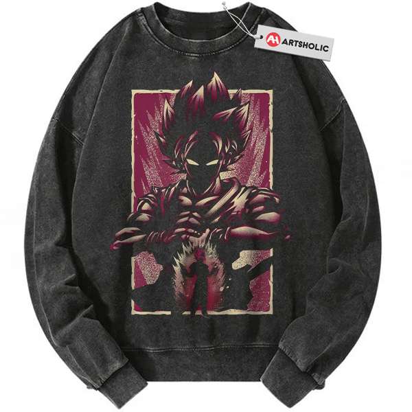 Goku Kaio-ken Sweatshirt, Dragon Ball Sweatshirt, DBZ Sweatshirt, Anime Sweatshirt, Vintage Sweatshirt