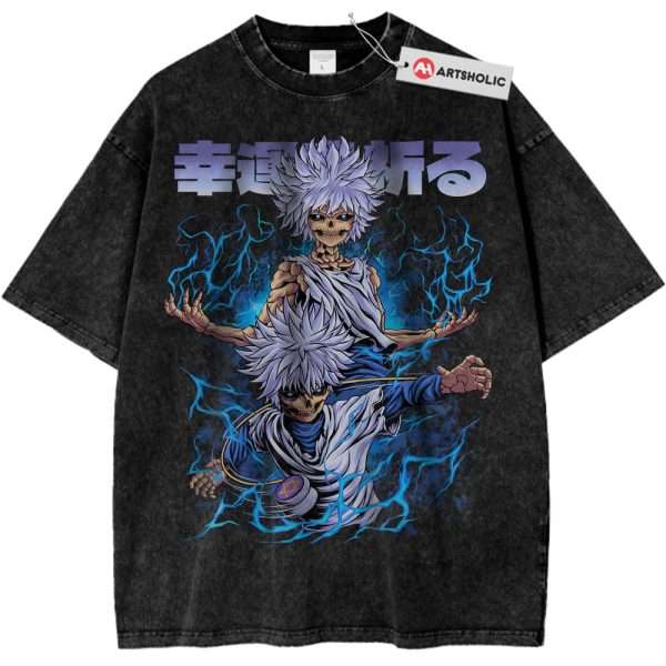 Skeleton Killua Zoldyck Shirt, Hunter x Hunter Shirt, HxH Shirt, Anime Shirt, Vintage Tee