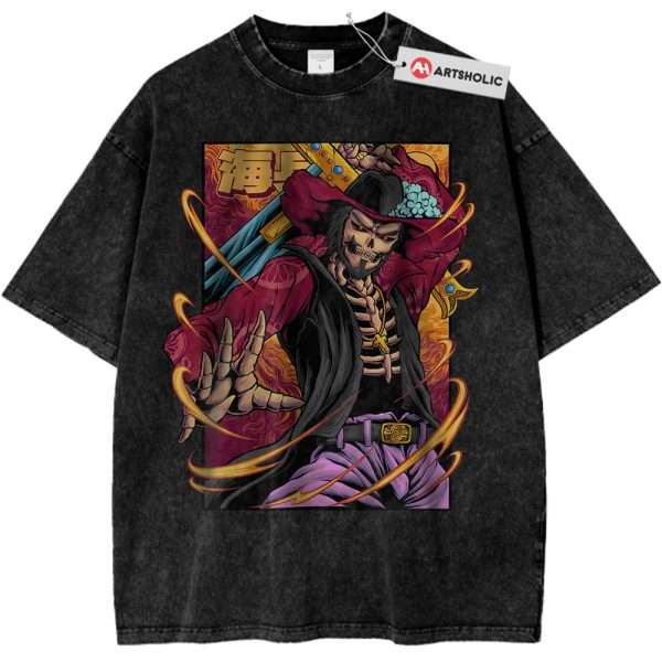 Skeleton Dracule Mihawk Shirt, One Piece Shirt, Anime Shirt, Vintage Tee