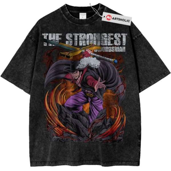 Dracule Mihawk Shirt, One Piece Shirt, Anime Shirt, Vintage T-Shirt