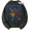 Skull Alphonse vs Edward Elric Sweatshirt, Fullmetal Alchemist Sweatshirt, Anime Sweatshirt, Vintage Sweatshirt