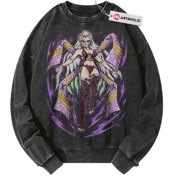 Daki Sweatshirt, Demon Slayer Sweatshirt, Anime Sweatshirt, Vintage Sweatshirt