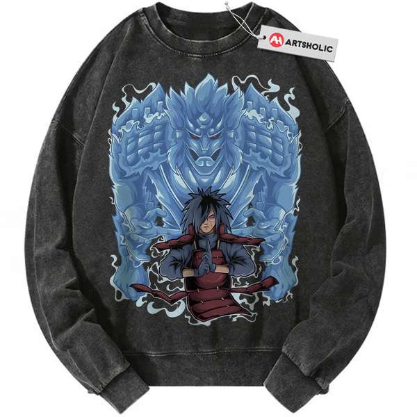 Madara Uchiha Sweatshirt, Naruto Sweatshirt, Anime Sweatshirt, Vintage Sweatshirt