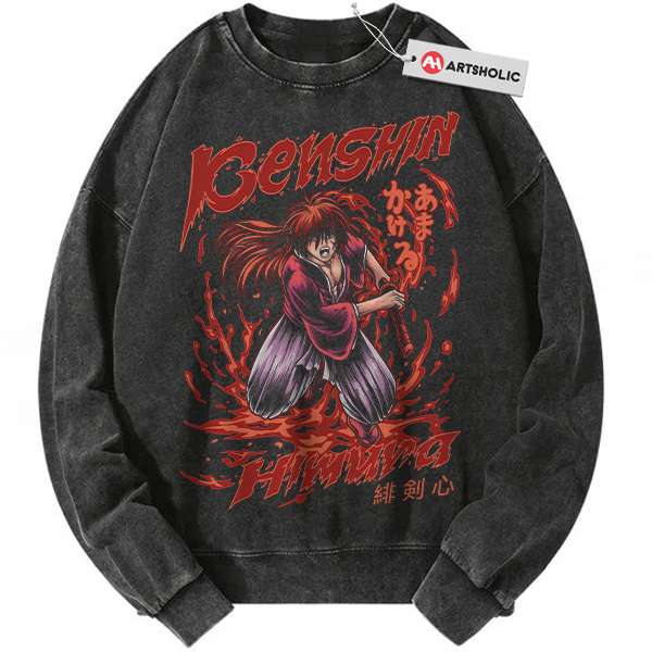 Kenshin Himura Sweatshirt, Rurouni Kenshin Sweatshirt, Anime Sweatshirt, Vintage Sweatshirt
