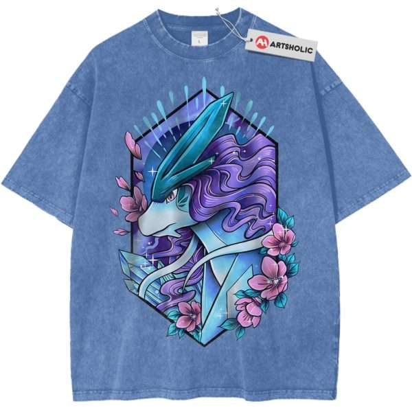Suicune Shirt, Pokemon Shirt, PKM Shirt, Anime Shirt, Vintage Tee