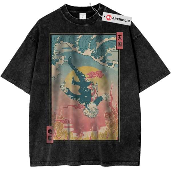 Satoru Gojo Shirt, Jujutsu Kaisen Shirt, Anime Shirt, Vintage T-Shirt - Black, XS