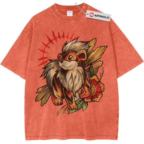 Growlithe Shirt, Pokemon Shirt, PKM Shirt, Anime Shirt, Vintage T-Shirt