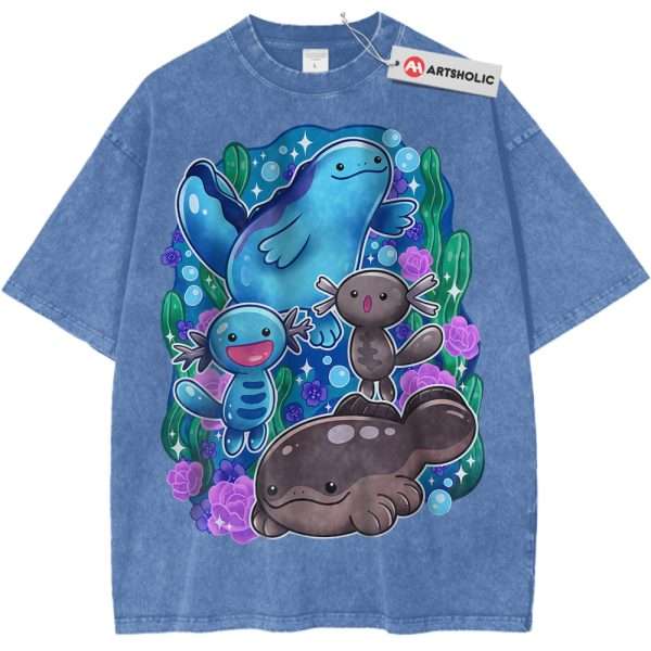 Wooper Shirt, Quagsire Shirt, Wooper Shirt, Clodsire Shirt, Pokemon Shirt, PKM Shirt, Anime Shirt, Vintage T-Shirt