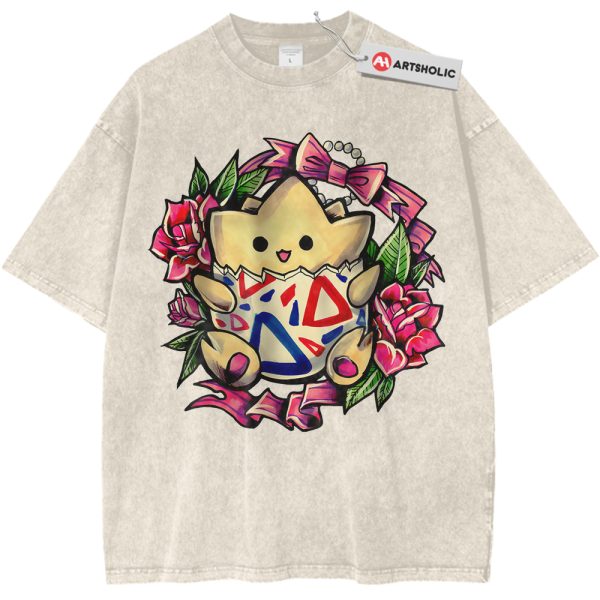 Togepi Shirt, Pokemon Shirt, PKM Shirt, Anime Shirt, Vintage T-Shirt