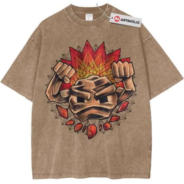 Geodude Shirt, Pokemon Shirt, PKM Shirt, Anime Shirt, Vintage Tee