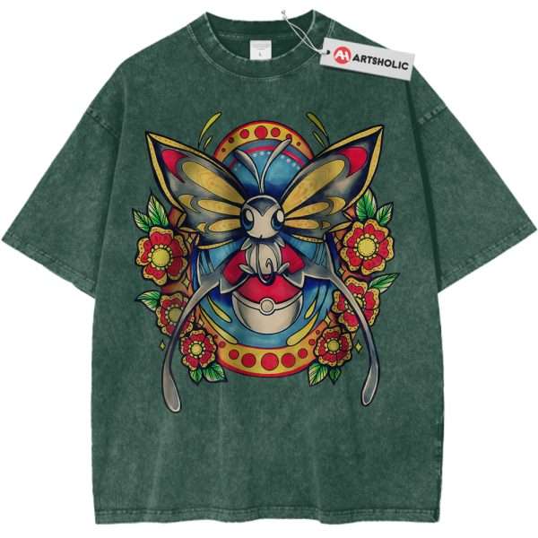 Beautifly Shirt, Pokemon Shirt, PKM Shirt, Anime Shirt, Vintage T-Shirt