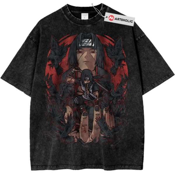 Itachi Uchiha Shirt, Akatsuki Shirt, Naruto Shirt, Anime Shirt, Vintage T-Shirt