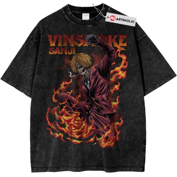 Skull Vinsmoke Sanji Shirt, One Piece Shirt, Anime Shirt, Vintage Tee
