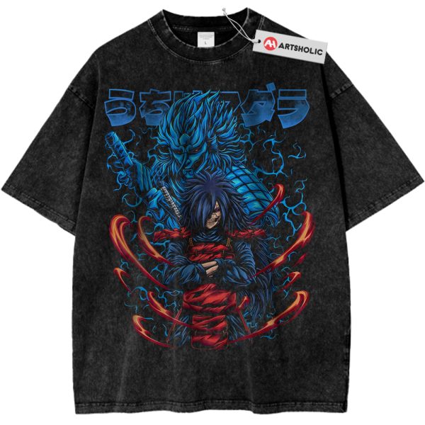 Skull Madara Uchiha Shirt, Naruto Shirt, Anime Shirt, Vintage Tee