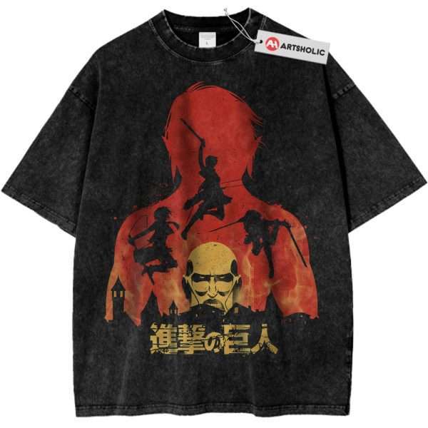 Attack On Titan Shirt, AOT Shirt, Anime Shirt, Vintage T-Shirt