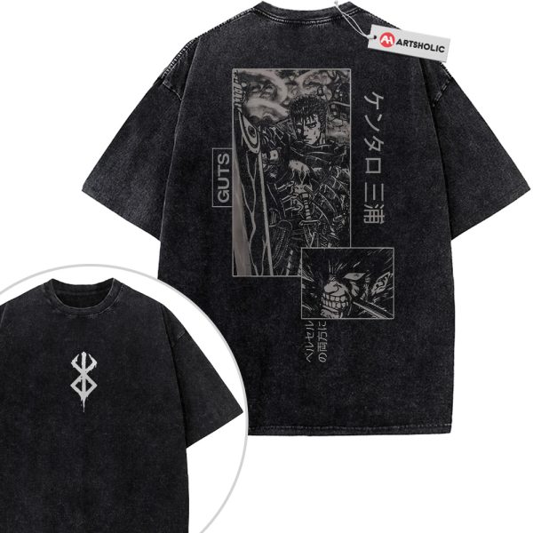 Guts Shirt, Berserk Shirt, Anime Shirt, Vintage Tee 2-Sided