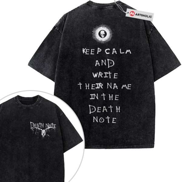 Death Note Shirt, Anime Shirt, Vintage T-Shirt 2-Sided