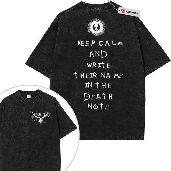 Death Note Shirt, Anime Shirt, Vintage T-Shirt 2-Sided
