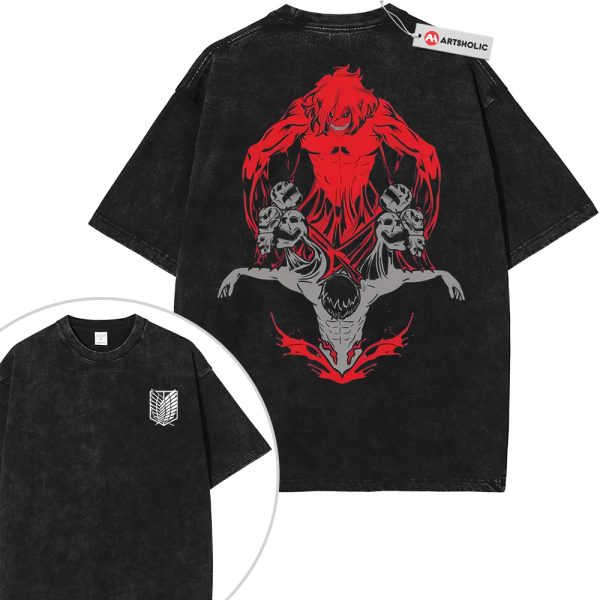 Eren Yeager Shirt, Attack On Titan Shirt, AOT Shirt, Anime Shirt, Vintage T-Shirt 2-Sided