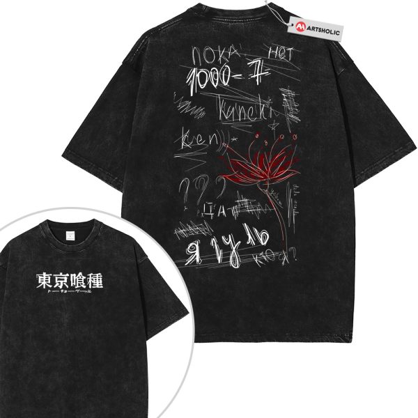 Ken Kaneki Shirt, Tokyo Ghoul Shirt, Anime Shirt, Vintage Tee 2-Sided