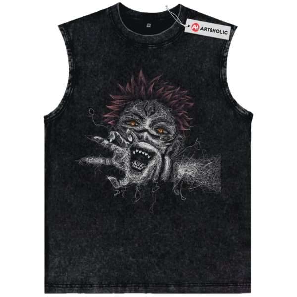 Ryomen Sukuna Tank Top, Jujutsu Kaisen Tank Top, Anime Tank Top, Vintage Tank Top