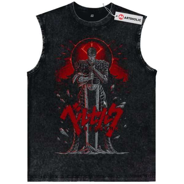 Guts Tank Top, Berserk Tank Top, Anime Tank Top, Vintage Tank Top