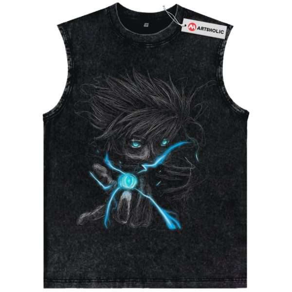 Satoru Gojo Tank Top, Jujutsu Kaisen Tank Top, Anime Tank Top, Vintage Tank Top