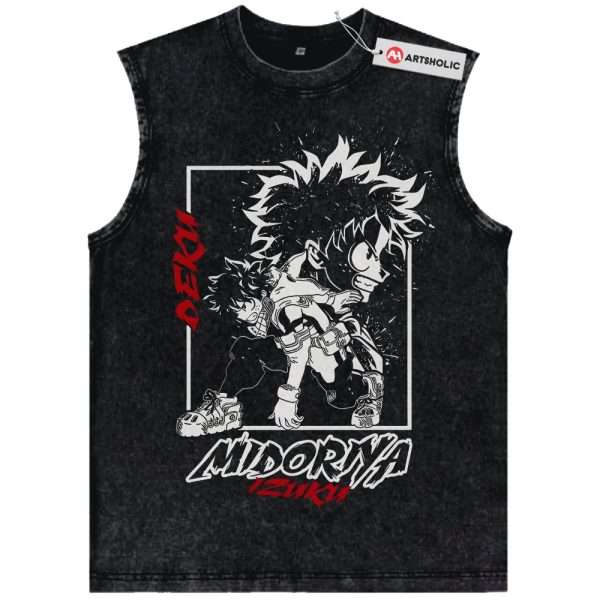 Deku Tank Top, Izuki Midoriya Tank Top, My Hero Academia Tank Top, MHA Tank Top, Anime Tank Top, Vintage Tank Top