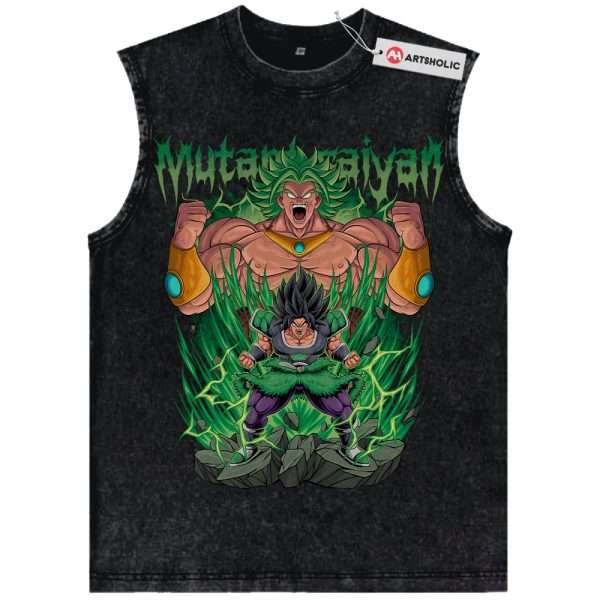 Broly Tank Top, Dragon Ball Z Tank Top, DBZ Tank Top, Anime Tank Top, Vintage Tank Top