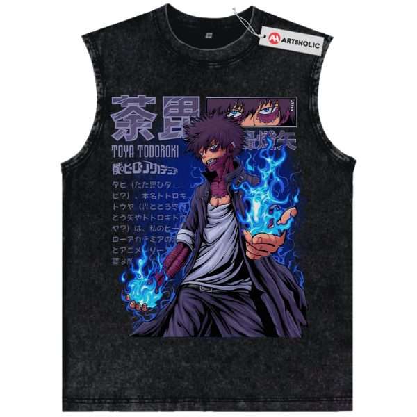 Dabi Tank Top, My Hero Academia Tank Top, MHA Tank Top, Anime Tank Top, Vintage Tank Top