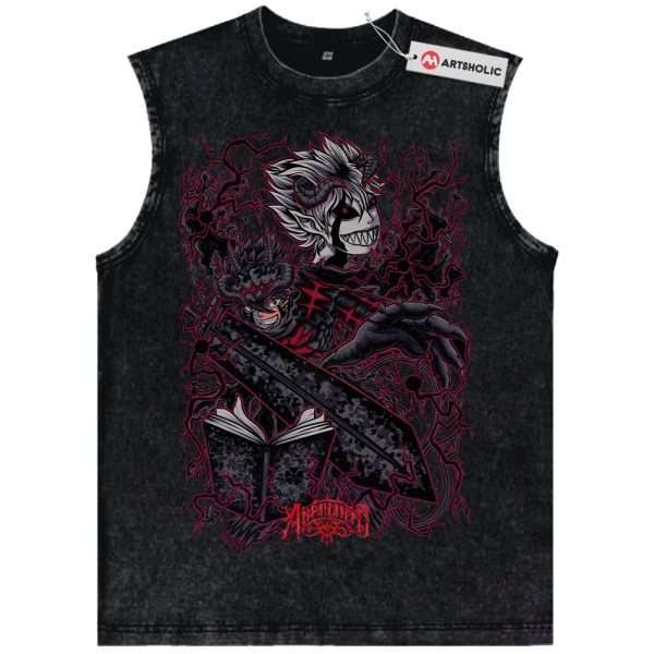 Asta Tank Top, Black Clover Tank Top, Anime Tank Top, Vintage Tank Top
