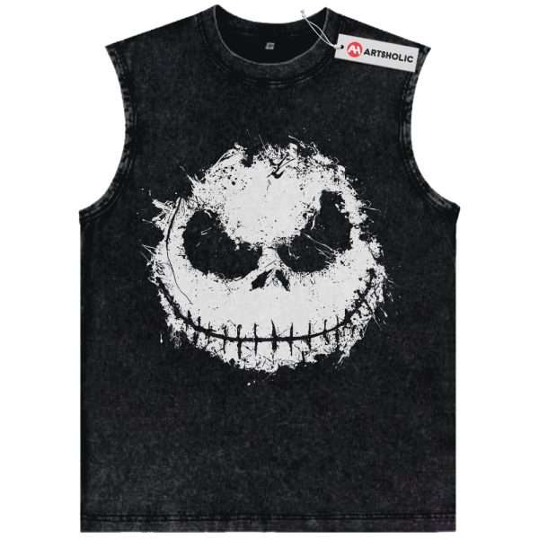 Jack Skellington Tank Top, The Nightmare Before Christmas Tank Top, Animated Tank Top, Vintage Tank Top