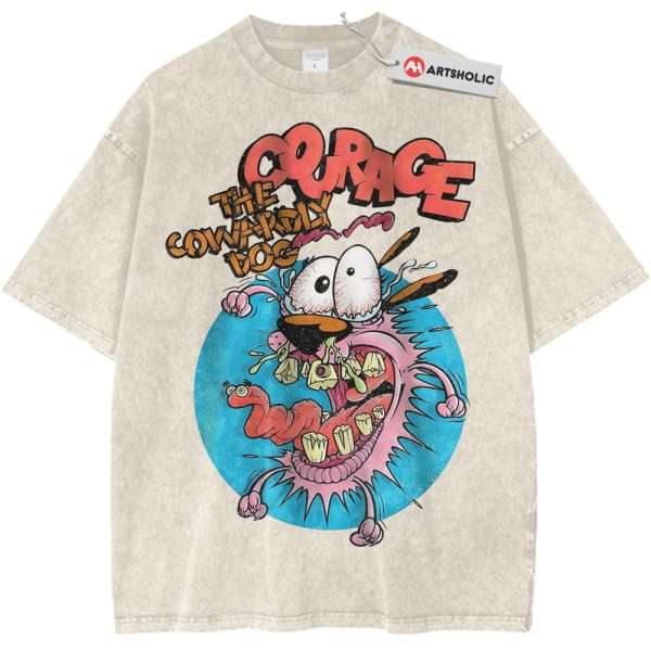 Courage the Cowardly Dog Shirt, Animated Shirt, Vintage Tee